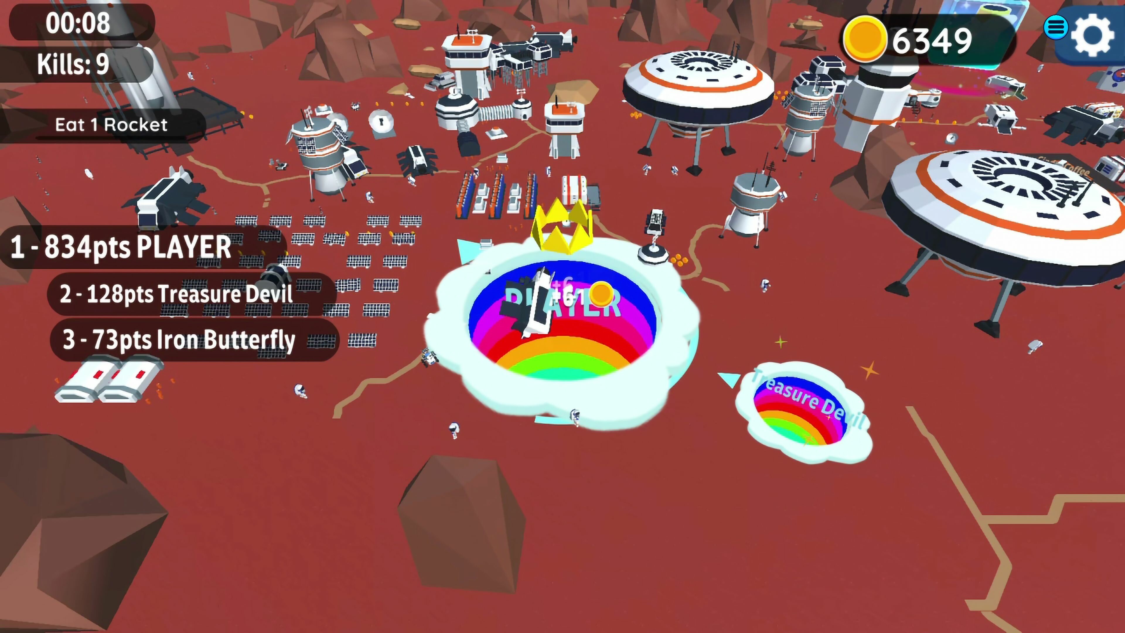 Hole io: Red Planet DLC screenshot 3