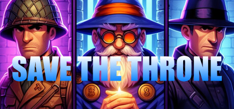 Save the throne — Steam header