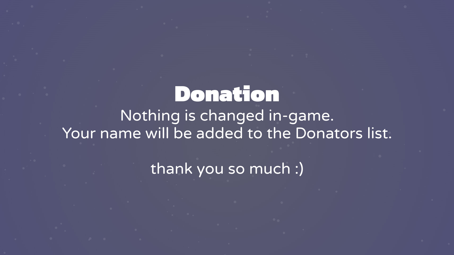 Huge Donation screenshot 1