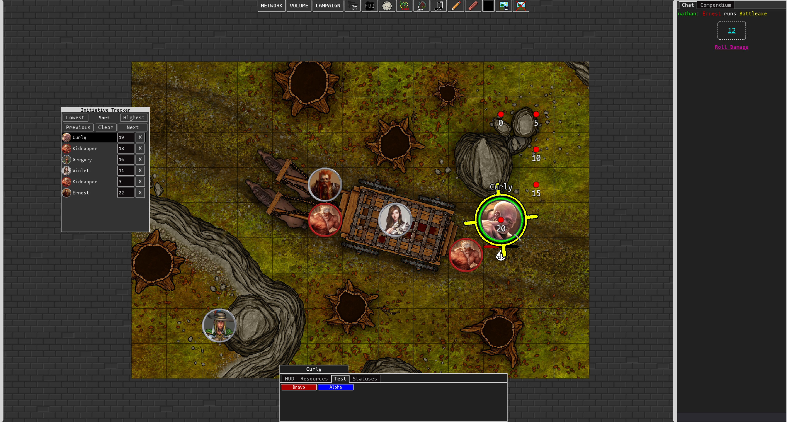 Gothic Virtual Tabletop screenshot 2
