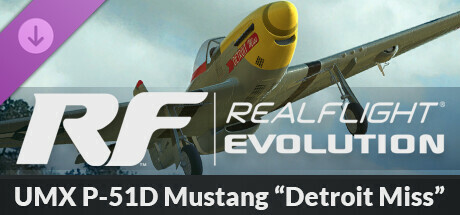 RealFlight Evolution - E-flite UMX P-51D Mustang “Detroit