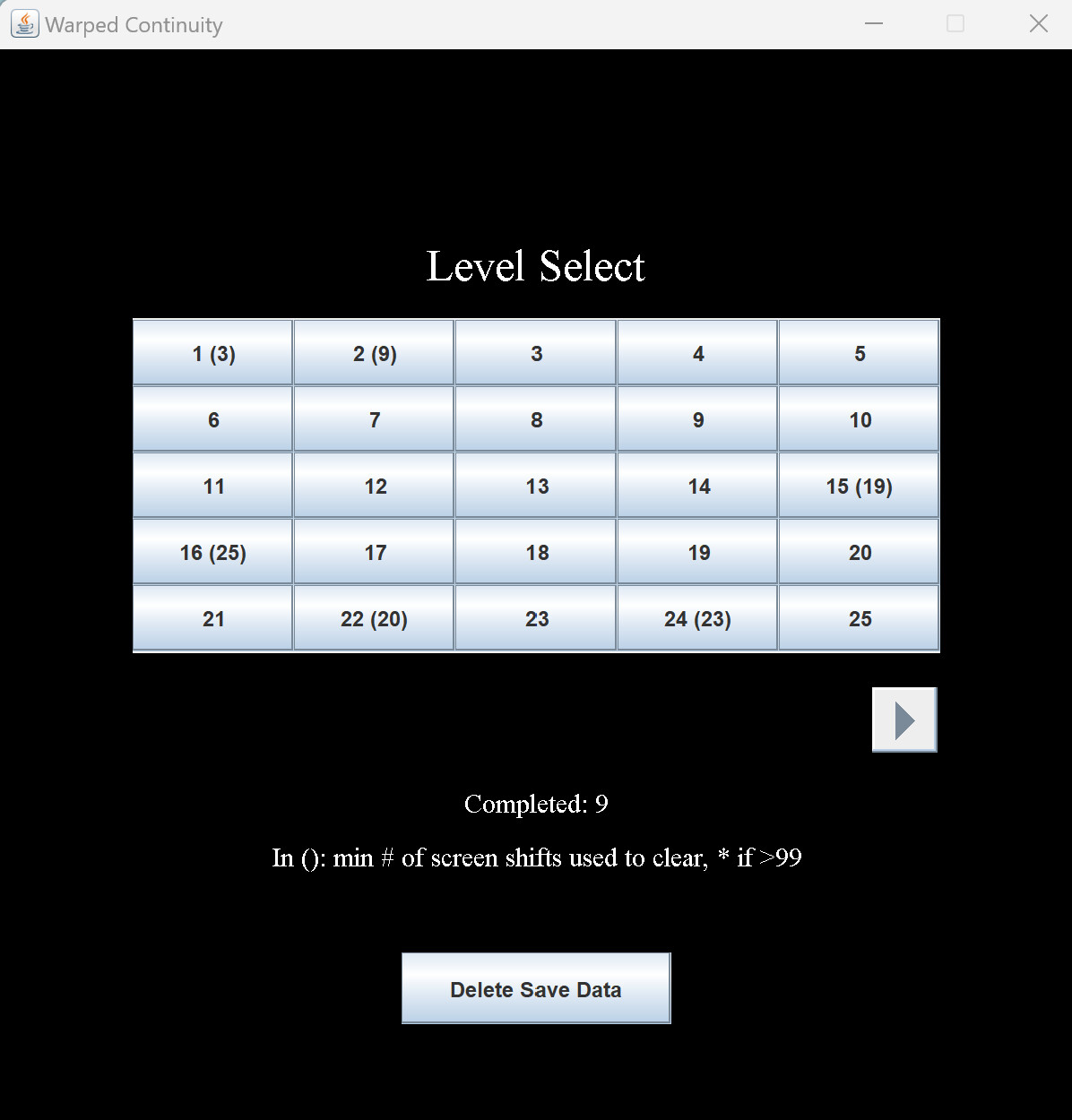 Warped Continuity screenshot 1