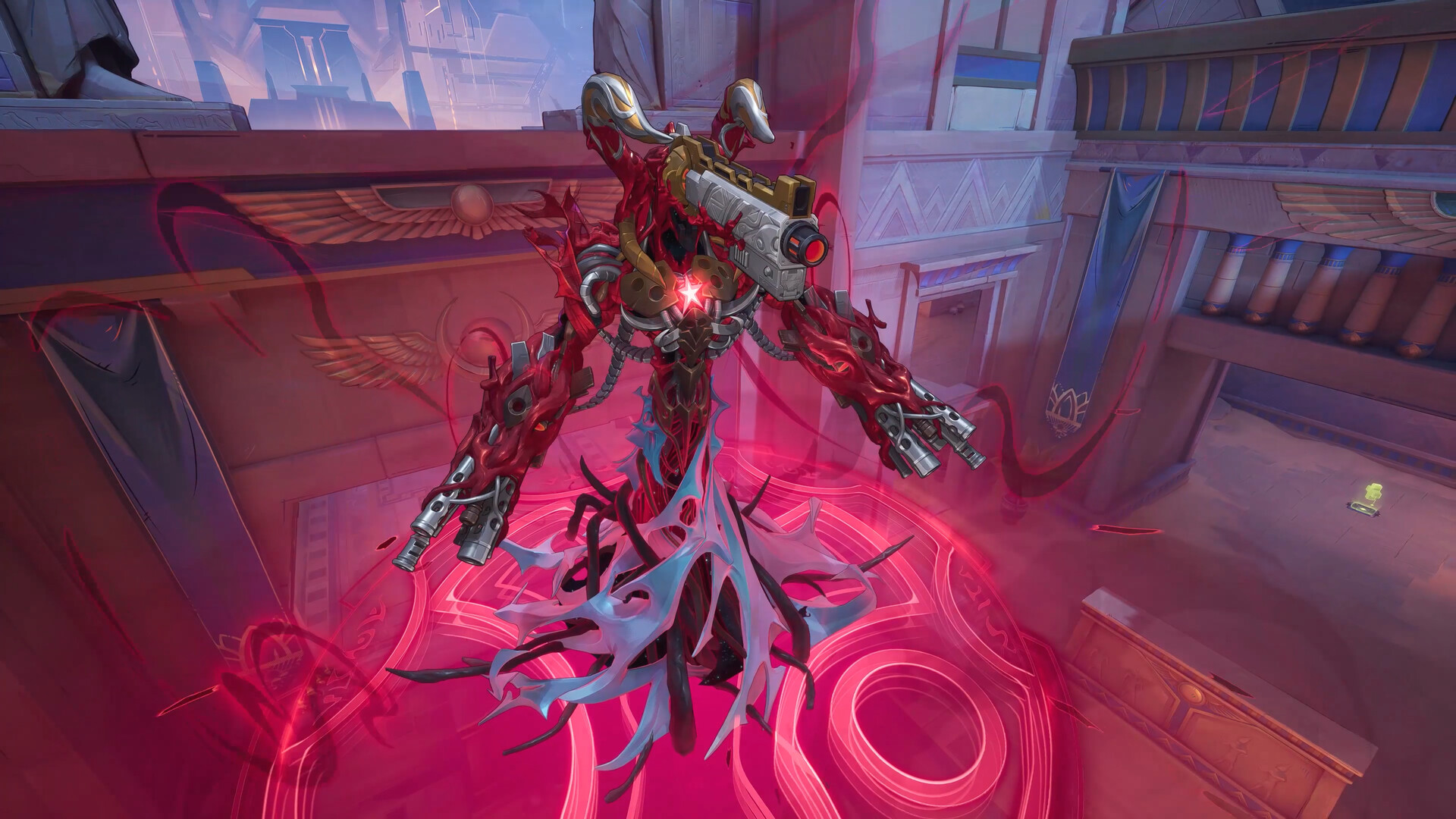 Marvel Rivals ranked in-game screenshot showing a team fight on Yggsgard