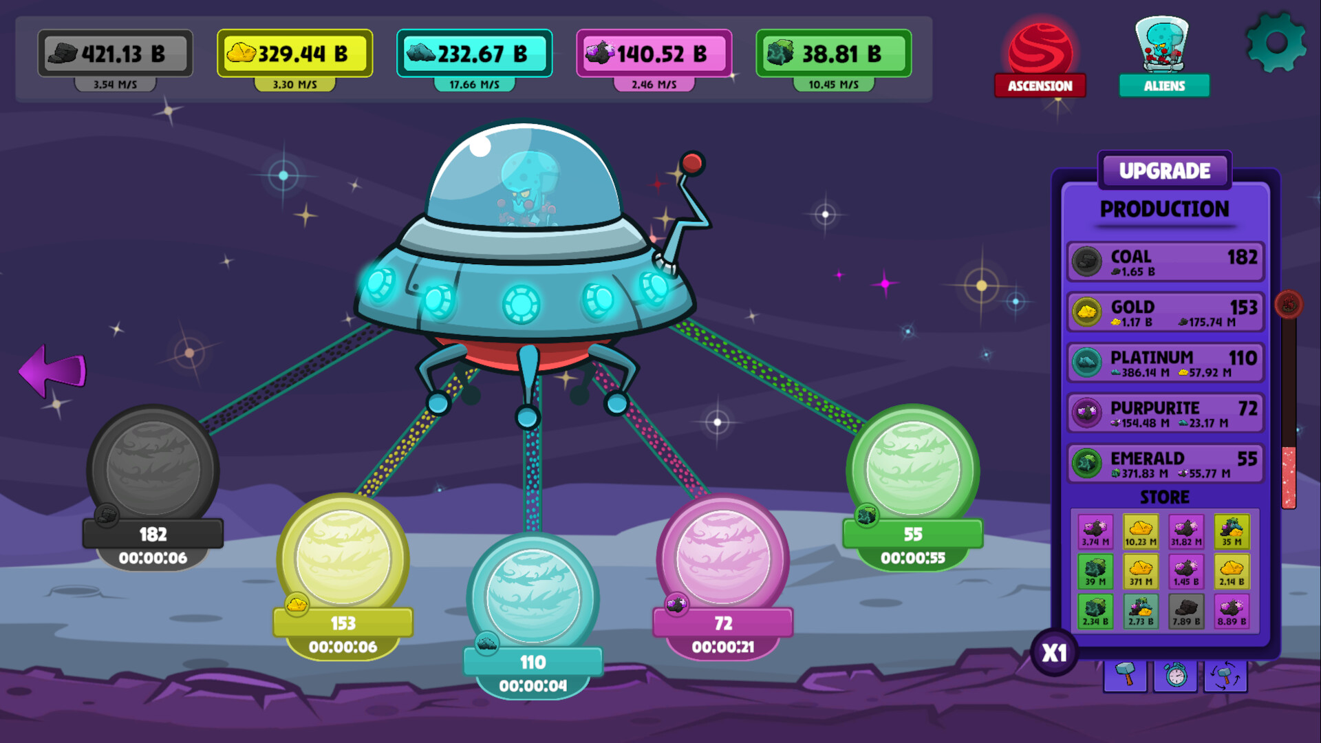 Idle Planets screenshot 2