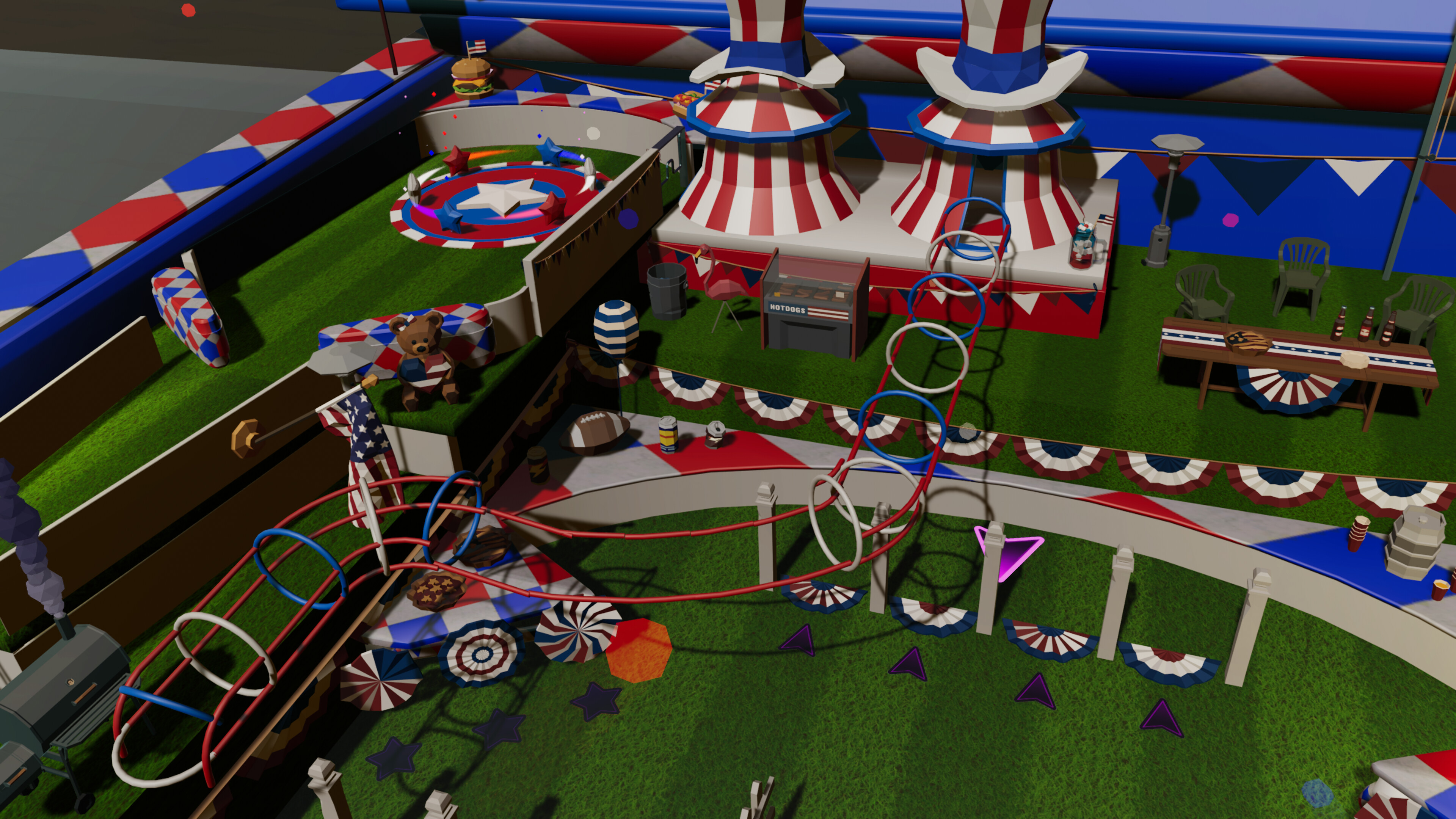 Roxy Raccoon's Pinball Panic - American Anniversary screenshot 6