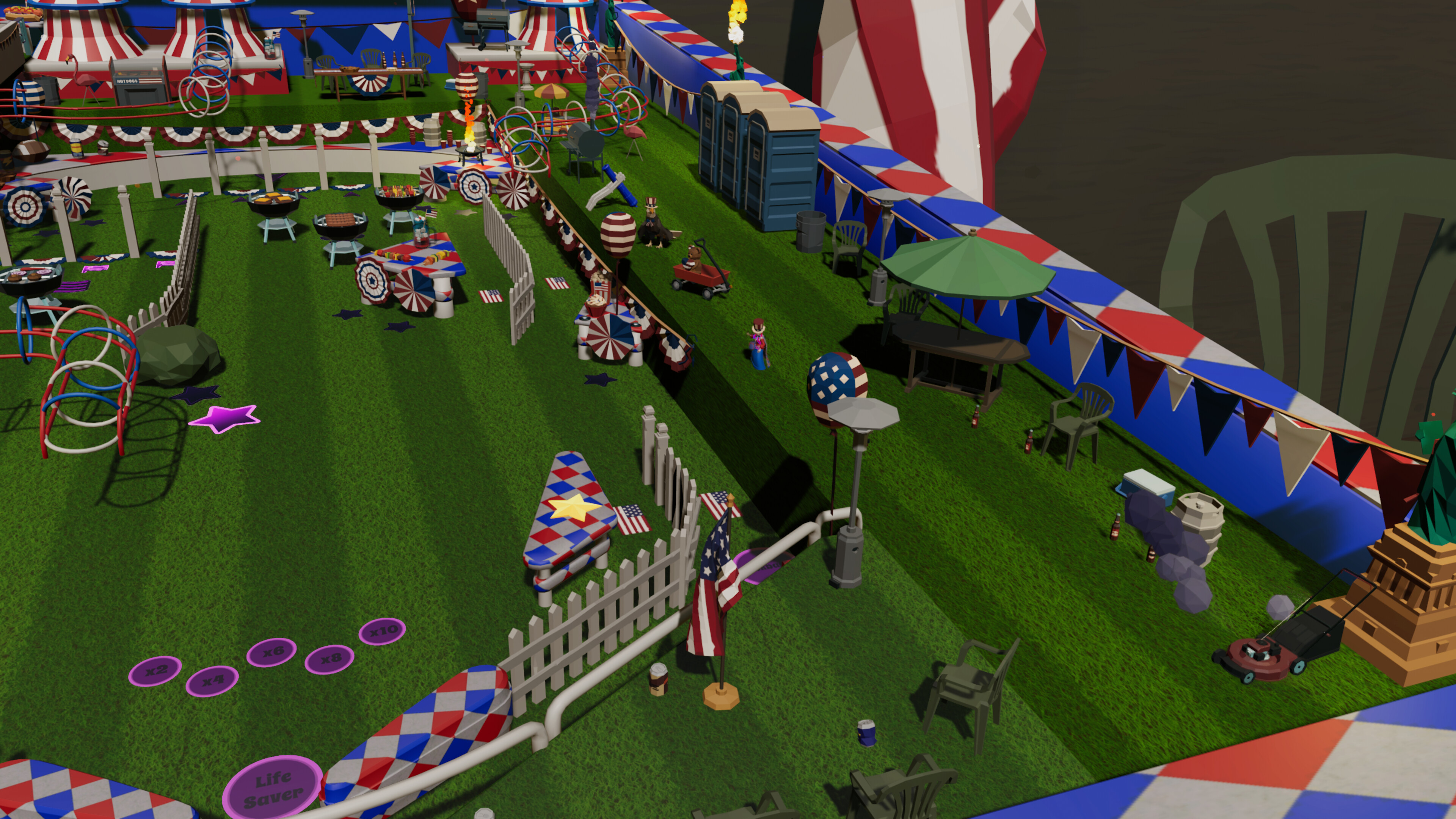 Roxy Raccoon's Pinball Panic - American Anniversary screenshot 9