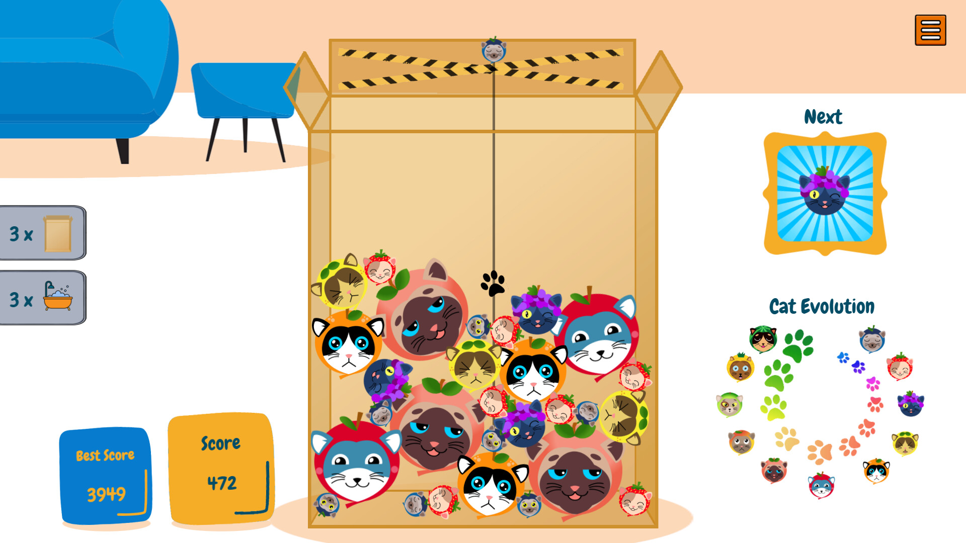 CatMelon - Suika Game screenshot 2