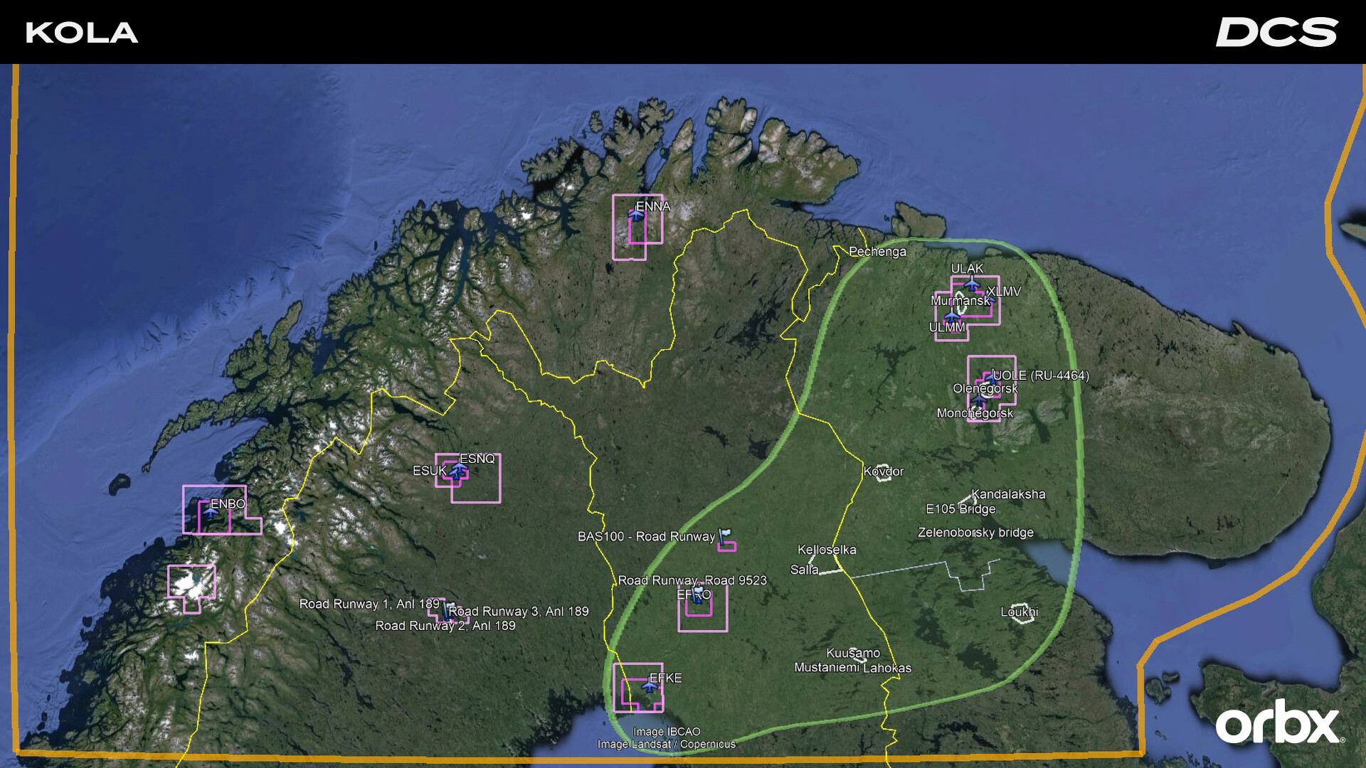 DCS: Kola Map by Orbx screenshot 1