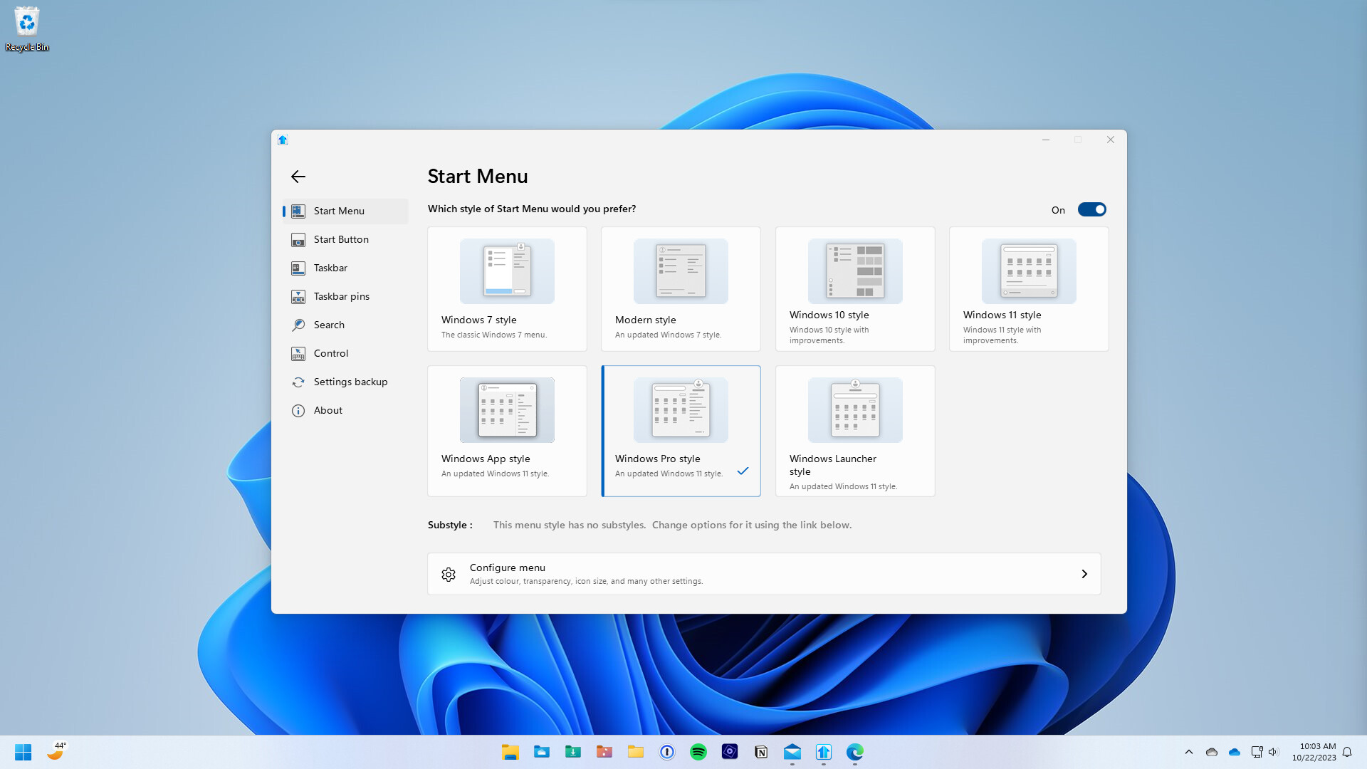 Start11 v2 Multi-Device Upgrade screenshot 5