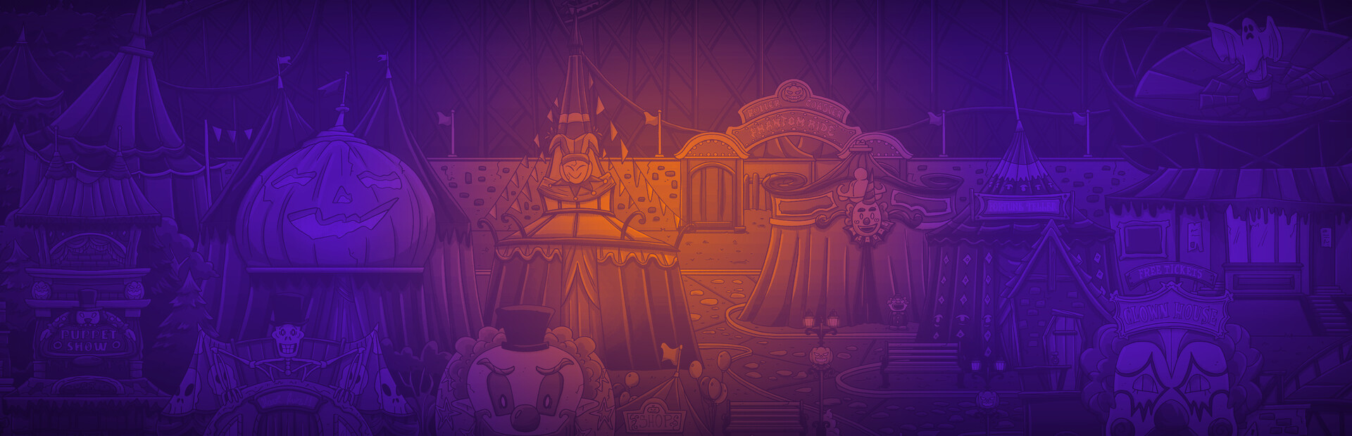 Hidden Cats in Spooky Carnival