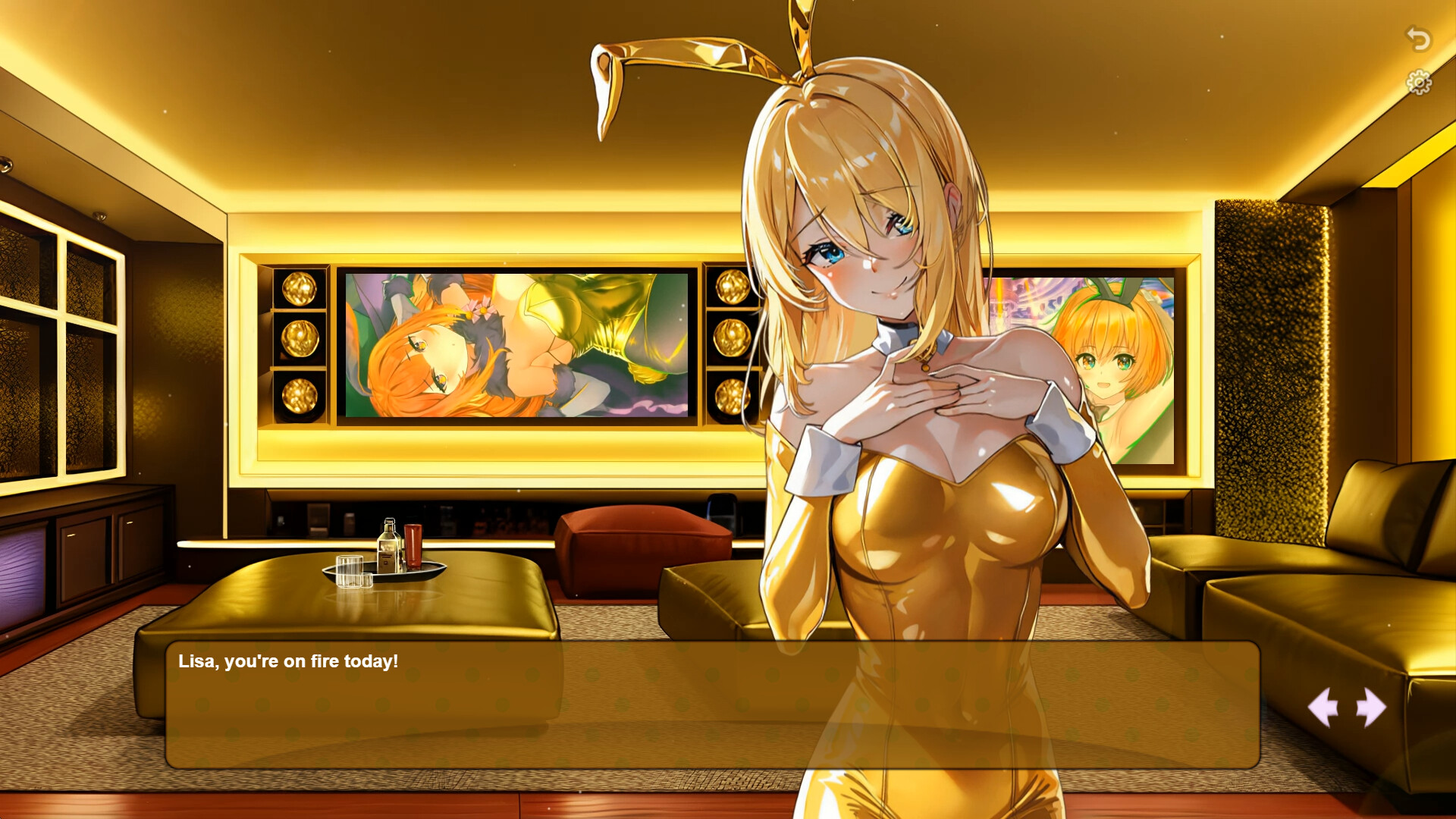 Bunny-girl with Golden tummy screenshot 7