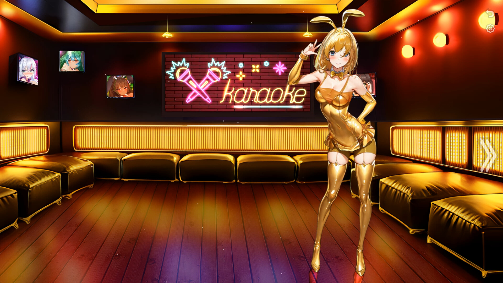 Bunny-girl with Golden tummy screenshot 3