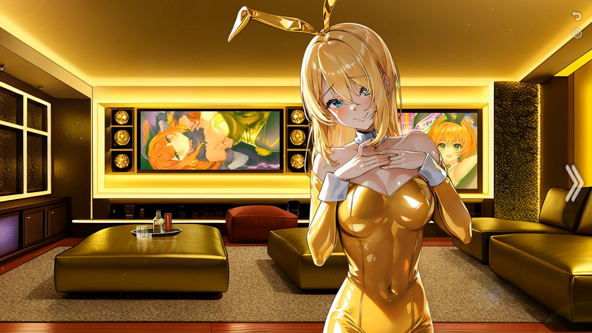 Bunny-girl with Golden tummy screenshot 4