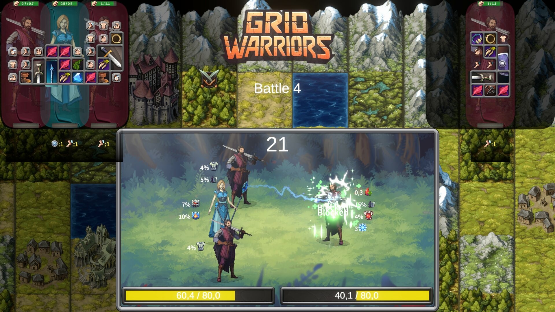 Grid Warriors: Battles screenshot 9