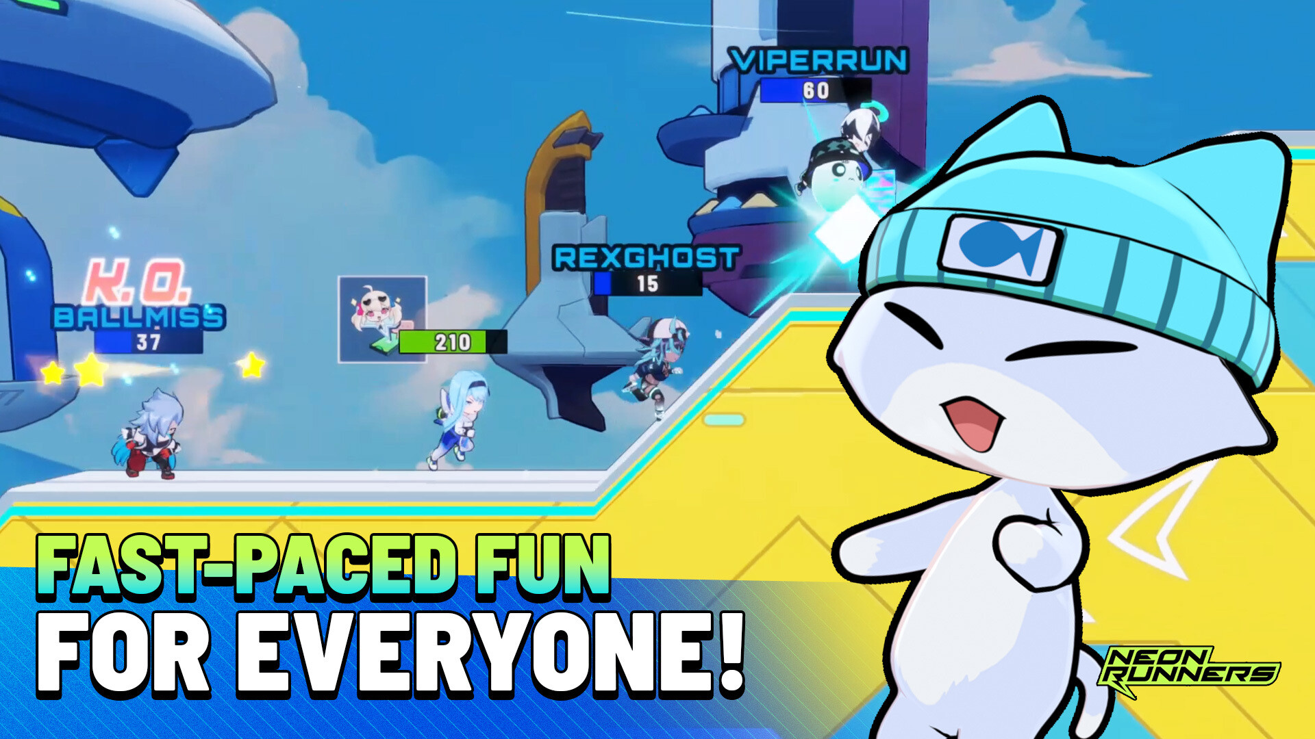 Neon Runners screenshot 1