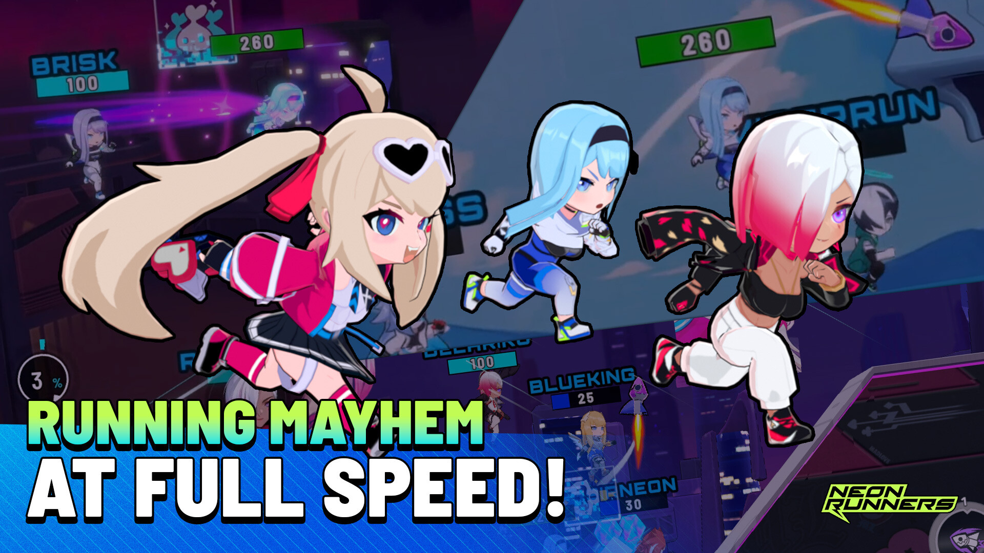 Neon Runners screenshot 4