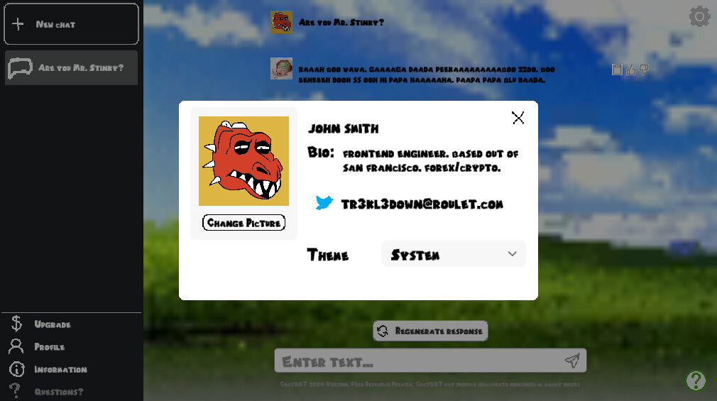 ChatBBT screenshot 2