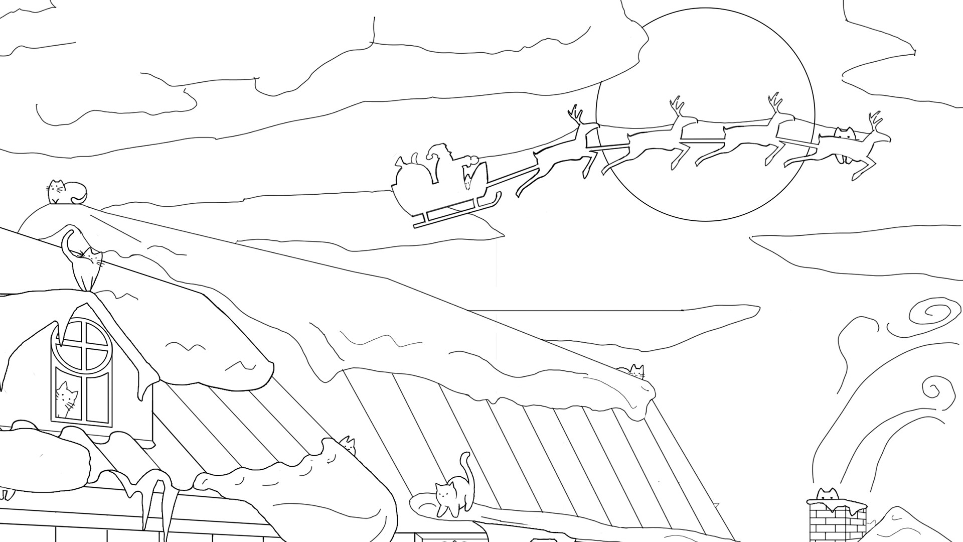 Hidden Winter Cats - Artbook screenshot 2