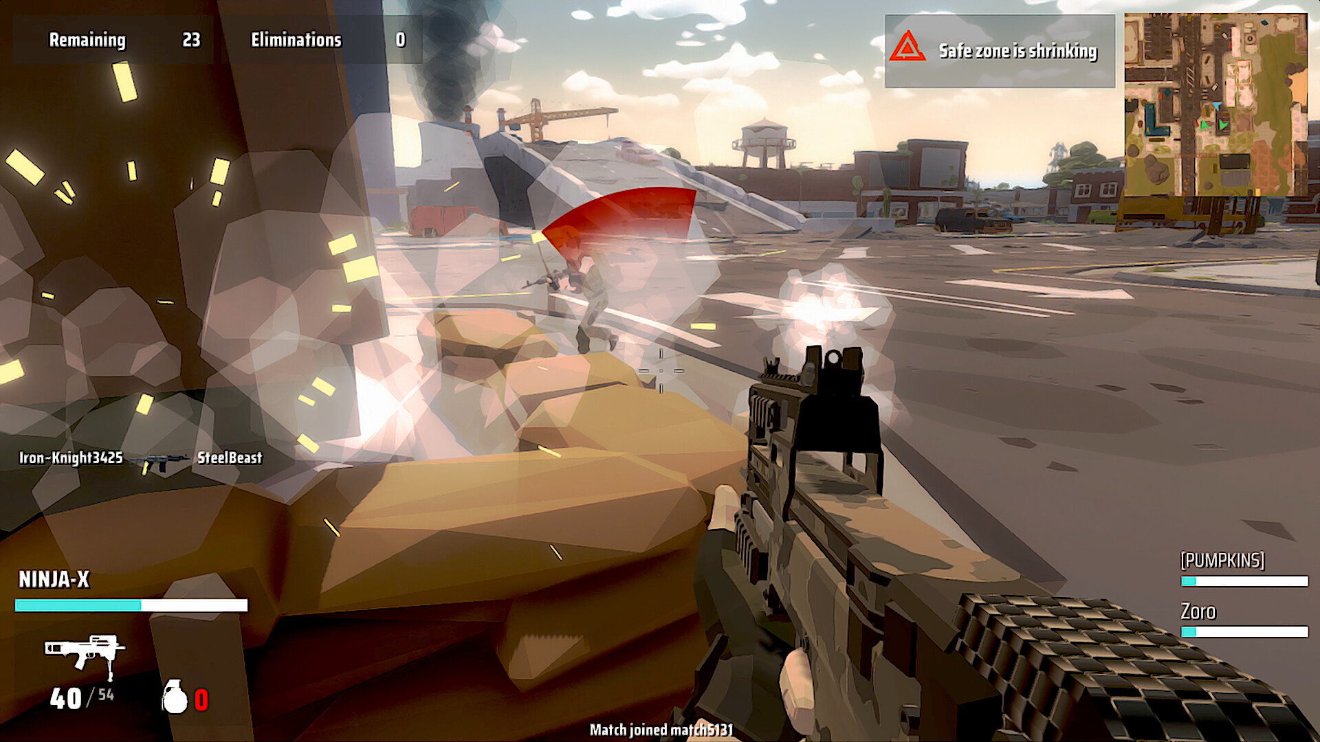 Polygon Bit Battle Royale screenshot 2
