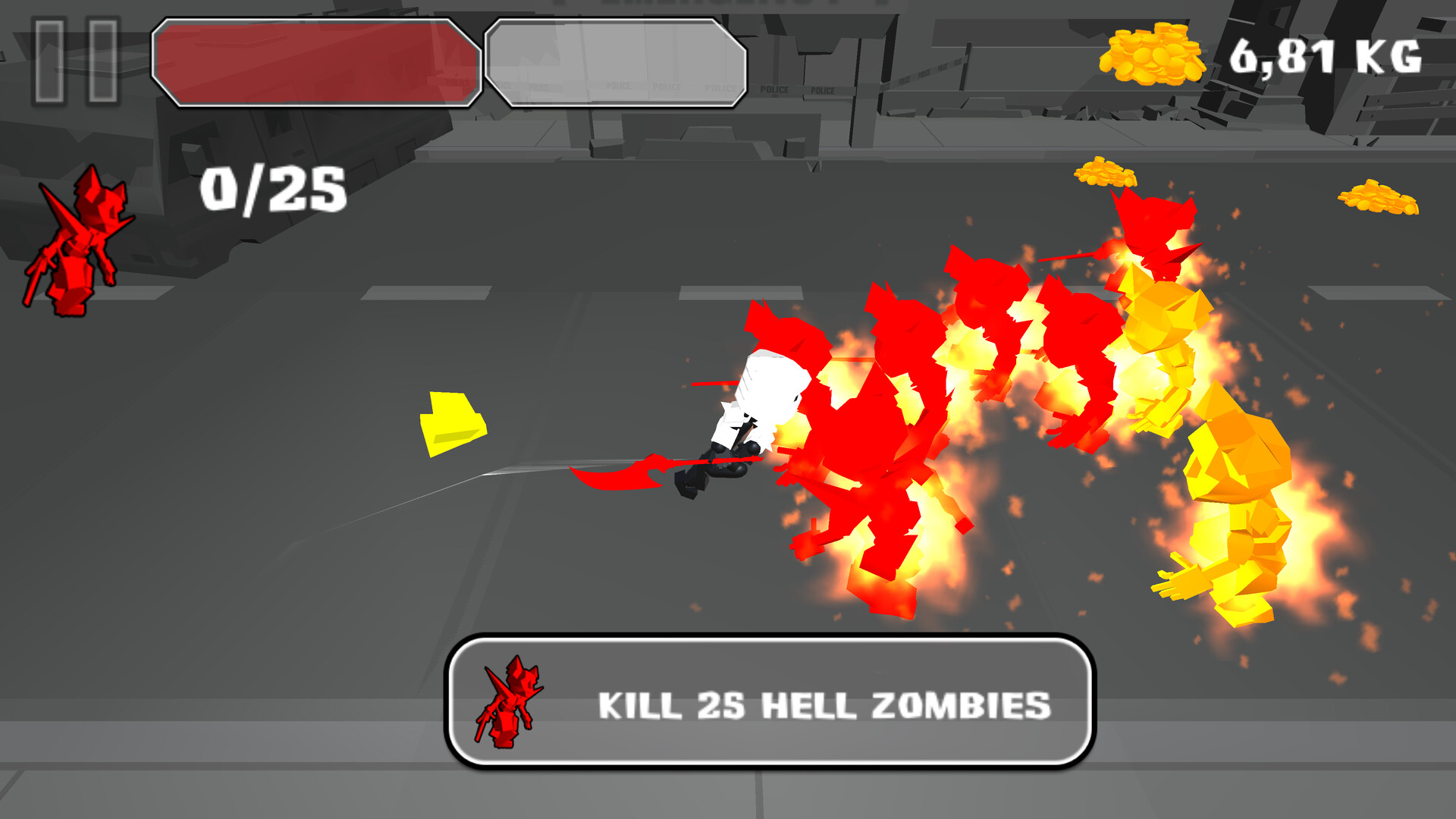 《Stickman Killing Zombie》 Steam 限時免費!爽快的動作砍殺遊戲