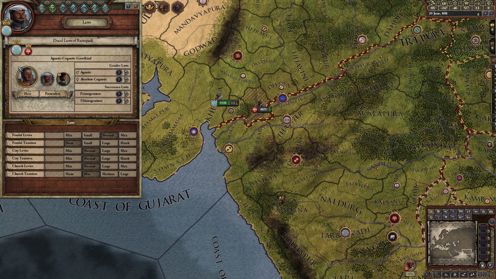 Crusader Kings II: Songs of India screenshot 9