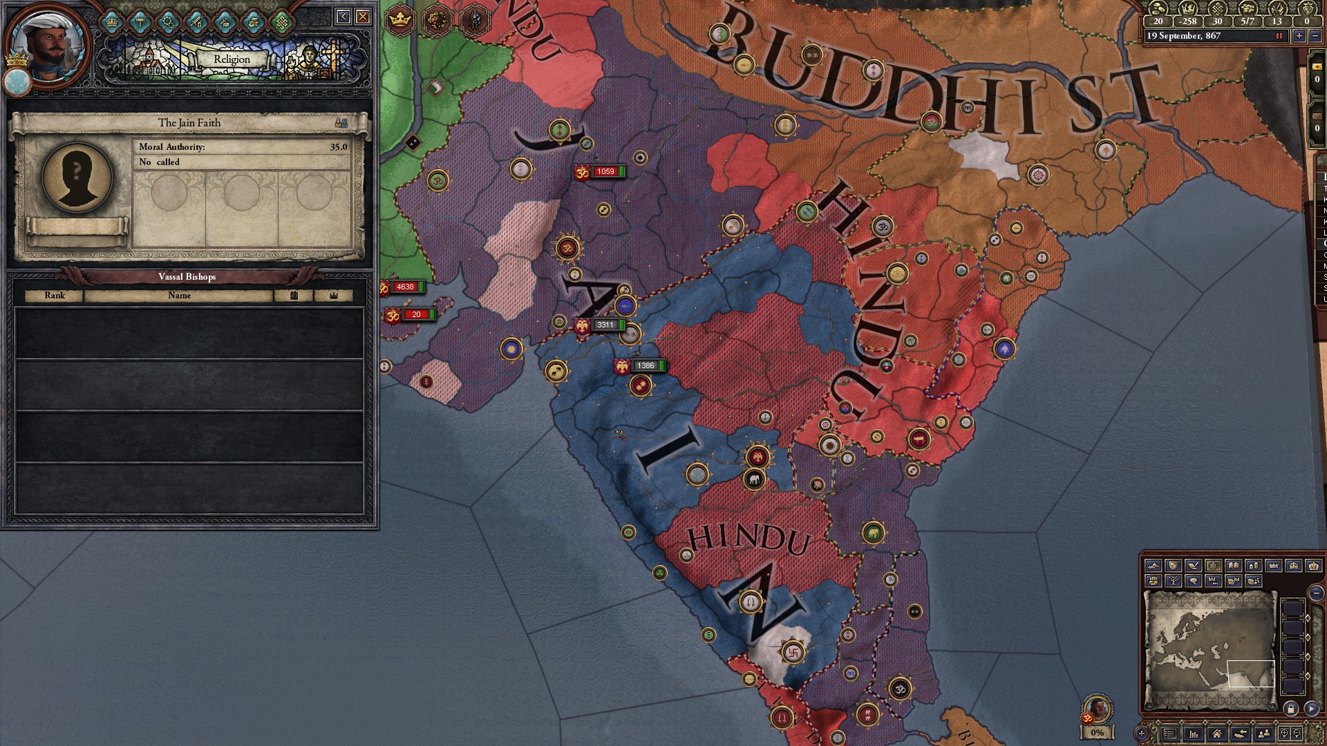 Crusader Kings II: Songs of India screenshot 1