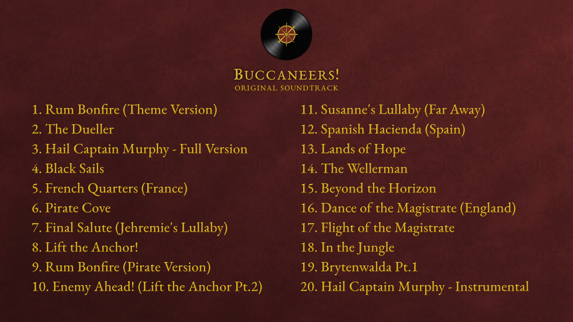 Buccaneers! Original Soundtrack screenshot 1