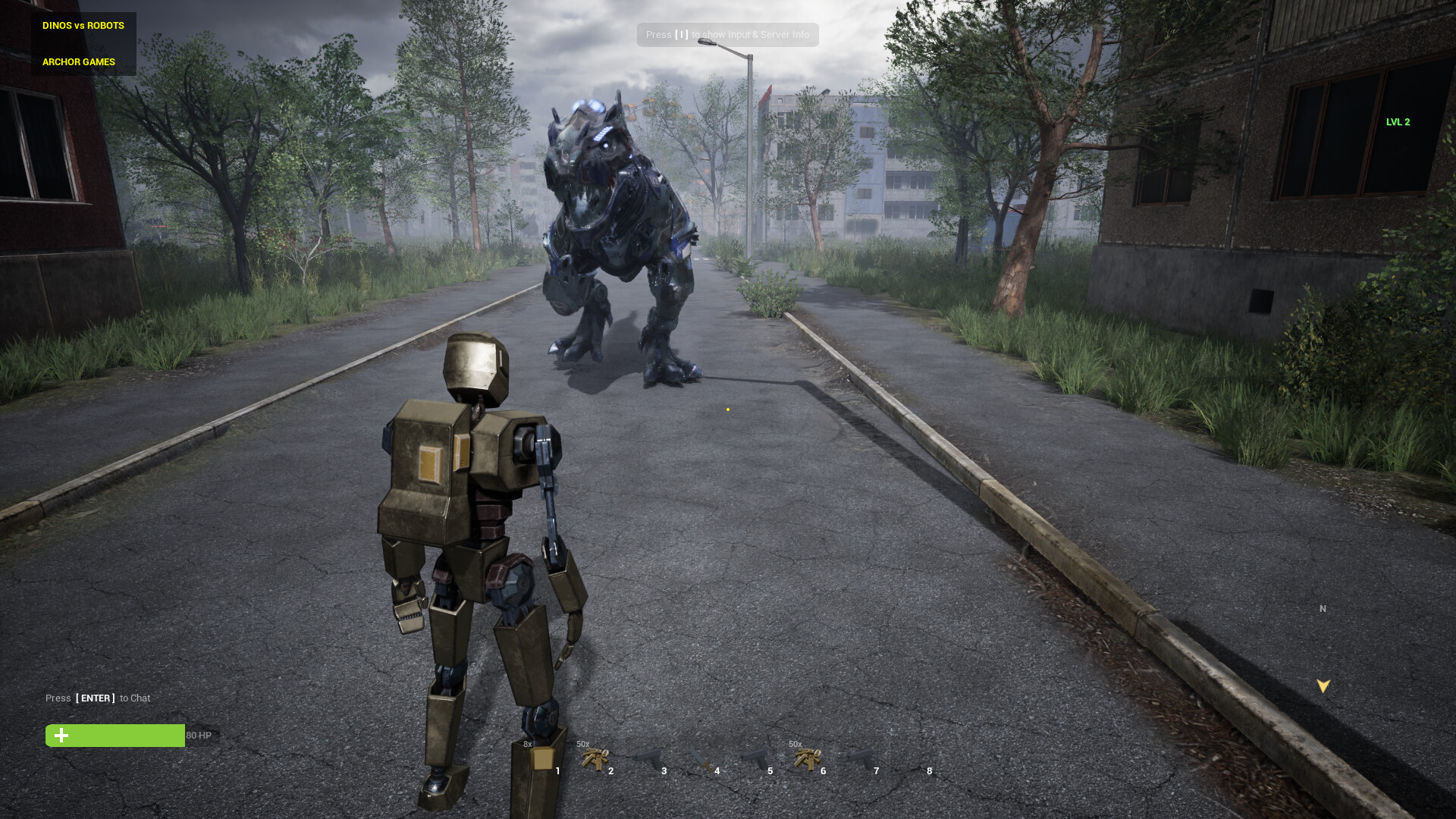 DINOS vs ROBOTS screenshot 1