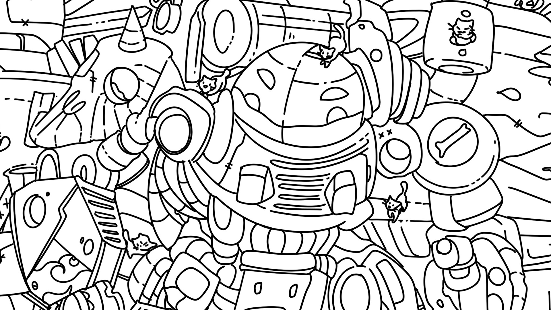 100 Robo Cats screenshot 2