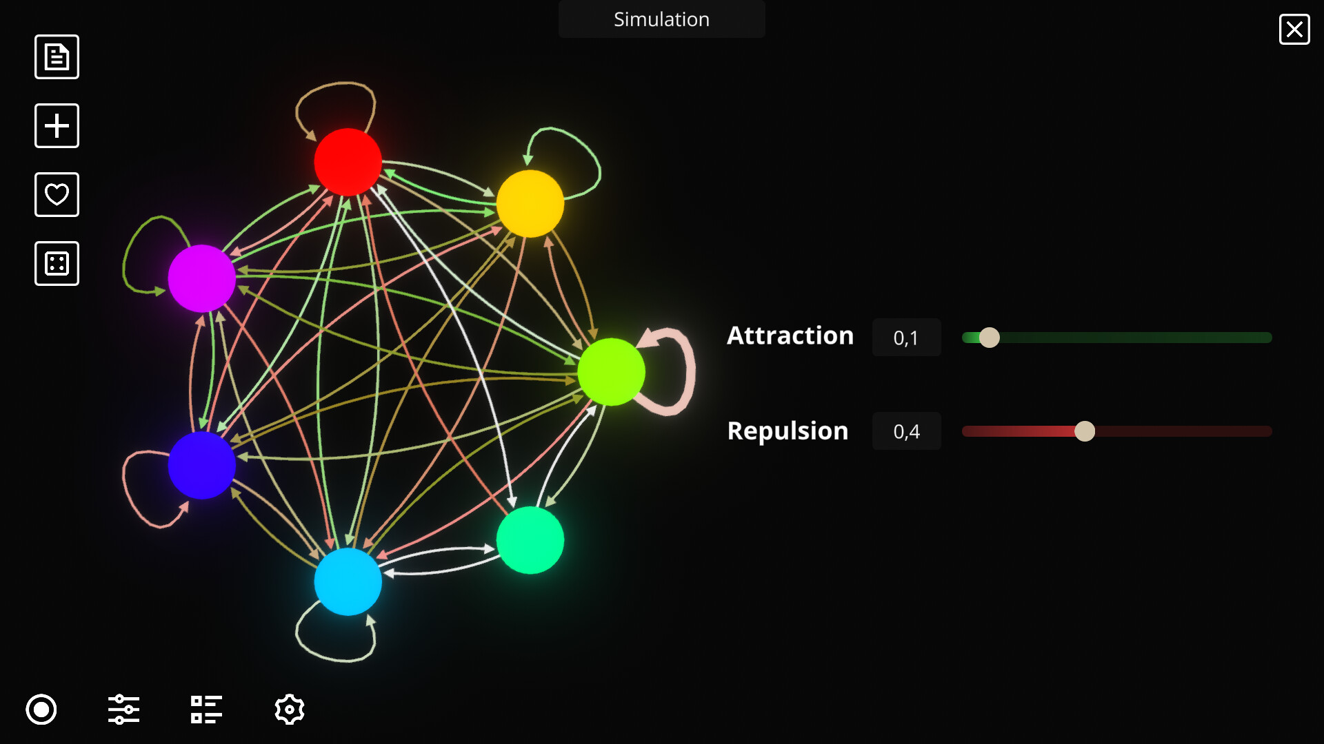 Artificial Life Simulator screenshot 2
