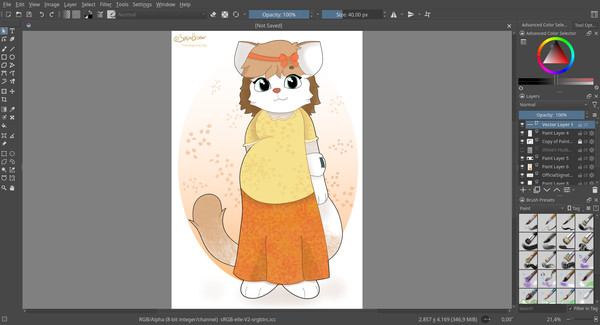 Krita screenshot