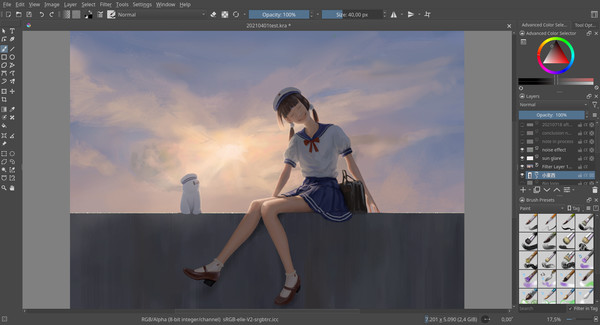 Krita screenshot
