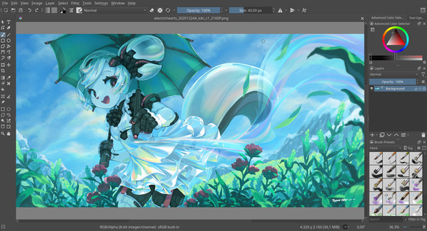 Krita screenshot