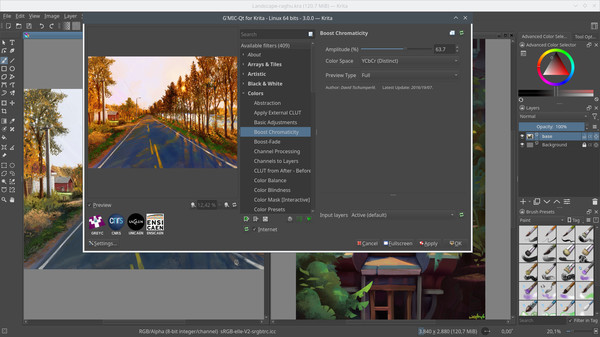Krita screenshot