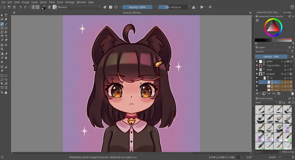 Krita screenshot