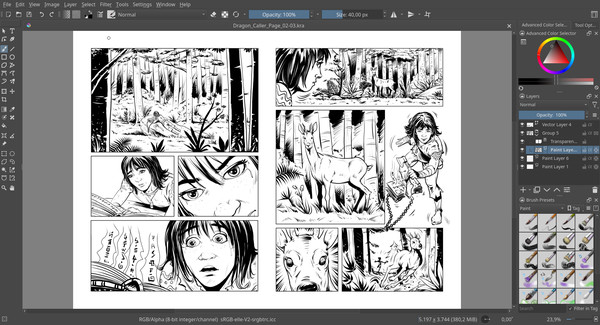 Krita screenshot
