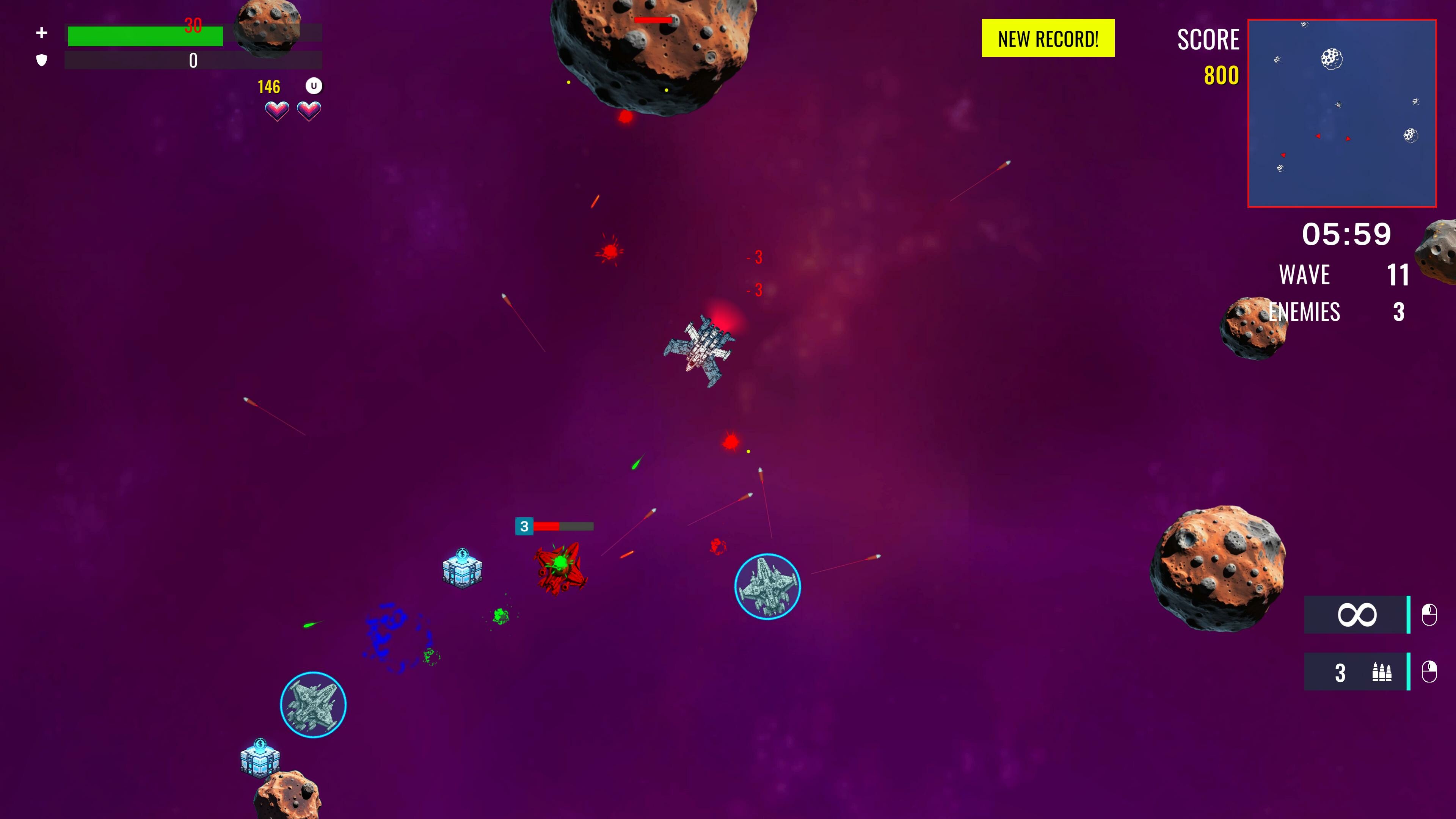 Space Battle - Mayhem screenshot 1