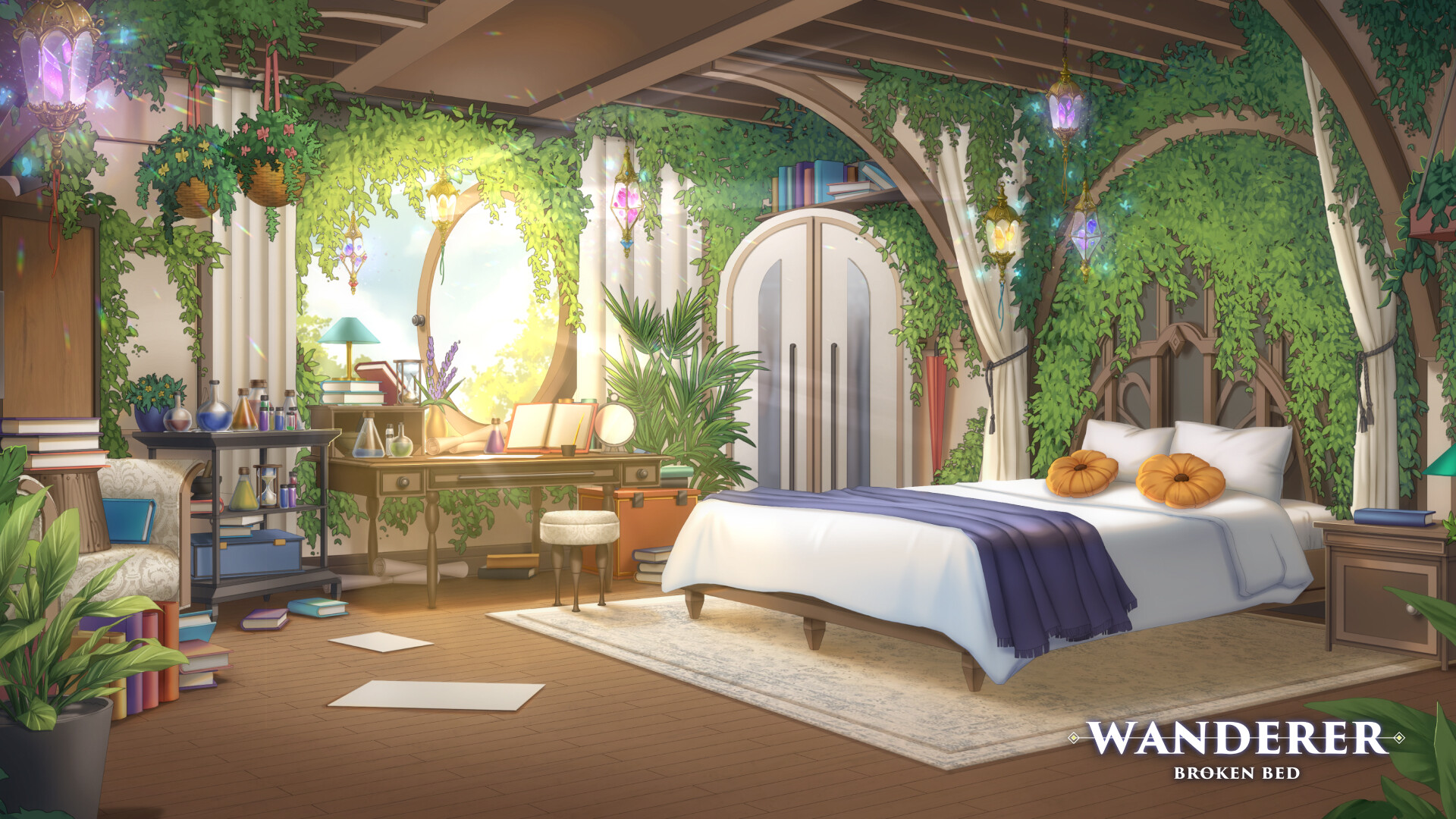 WANDERER: Broken Bed - Big Wallpapers Pack screenshot 10