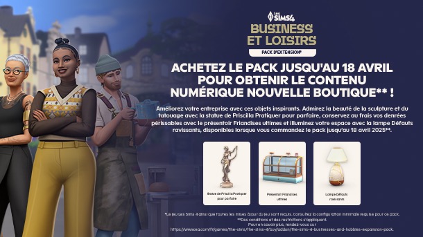 Pack d’extension Les Sims™ 4 Business et loisirs sur Steam