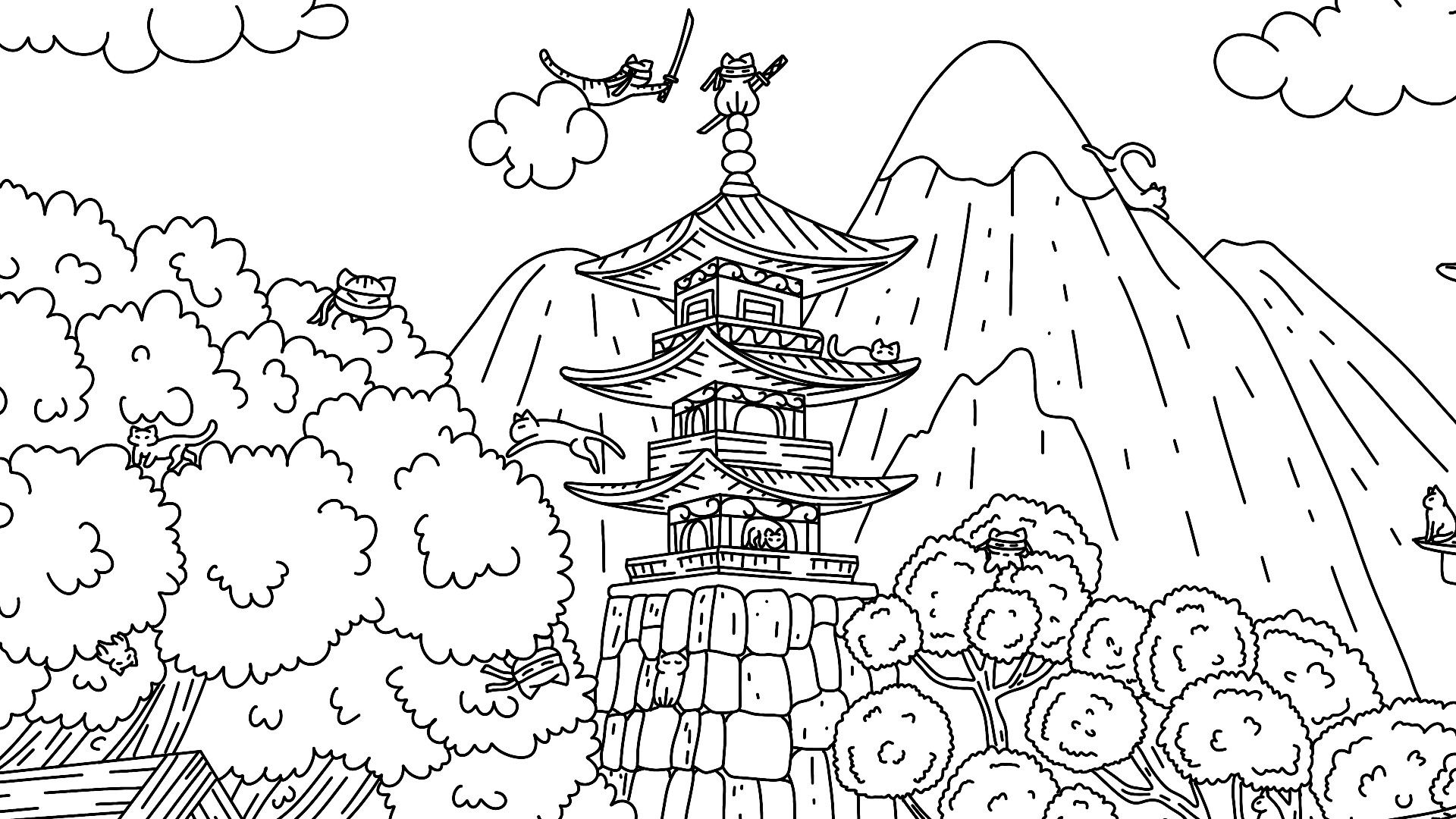 100 Ninja Cats - Artbook screenshot 1