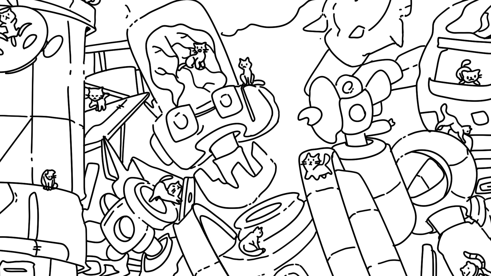 100 Robo Cats - Artbook screenshot 1