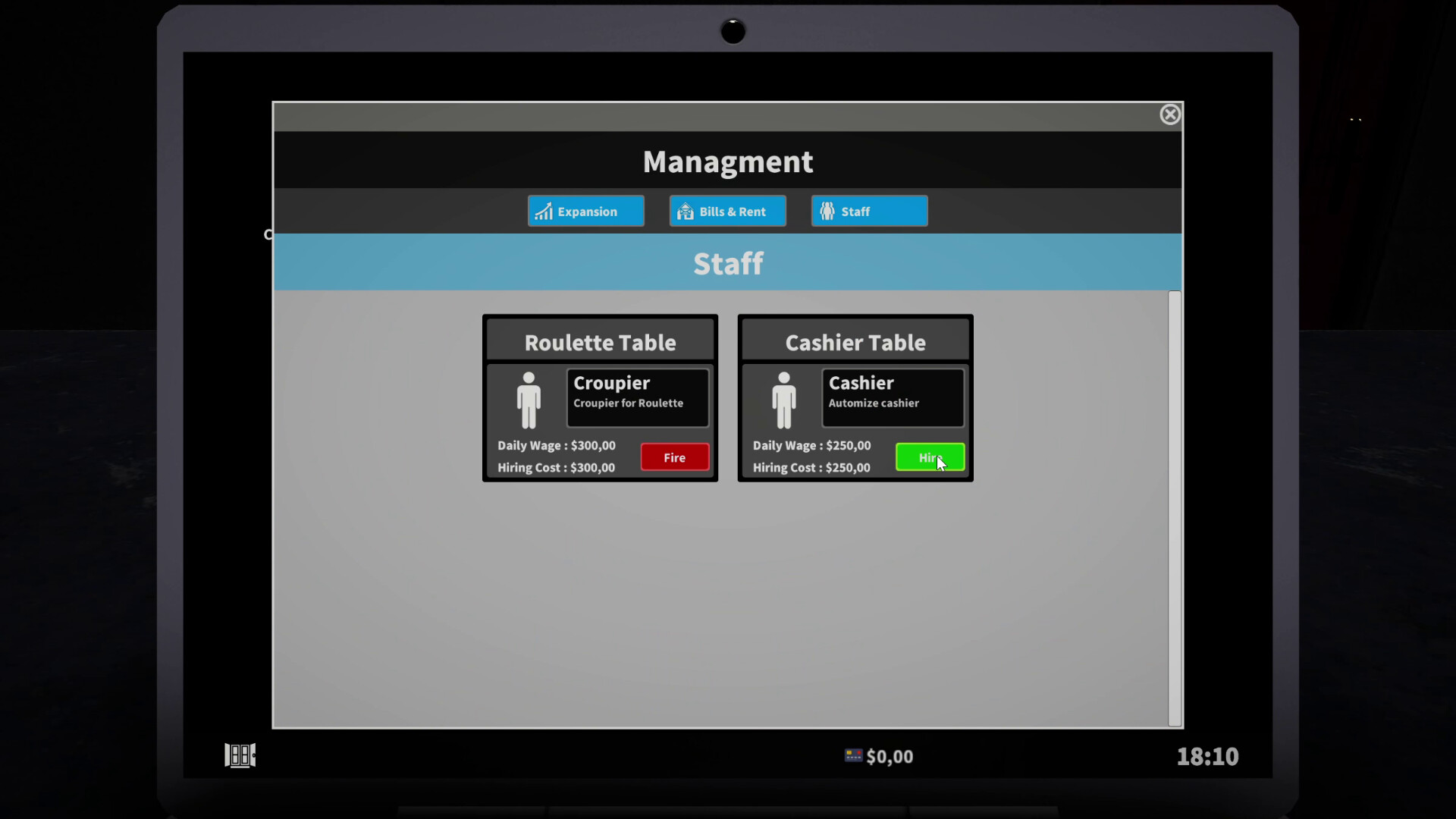 Casino Management Simulator screenshot 11