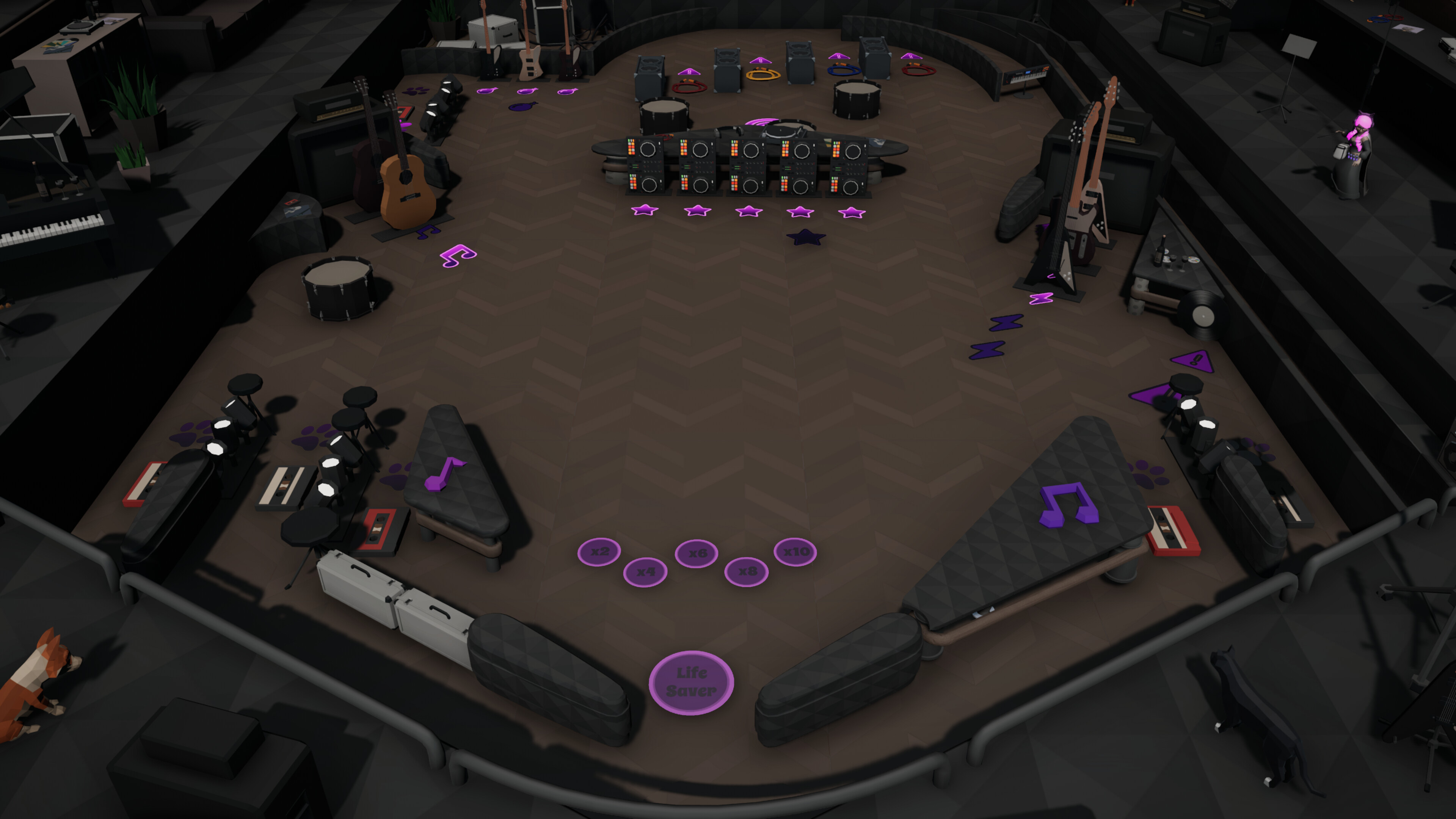 Roxy Raccoon's Pinball Panic - Makin' Music screenshot 1