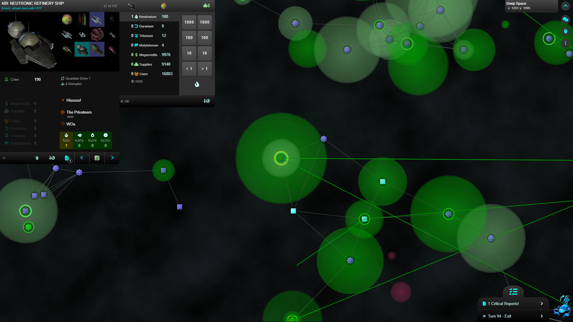 VGA Planets Nu screenshot 2