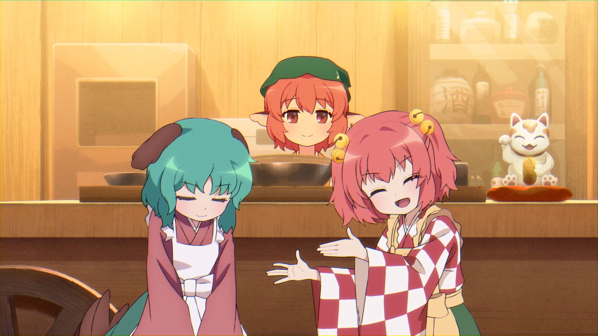 东方夜雀食堂动画版 第一话 - 最强的是谁!? screenshot 6