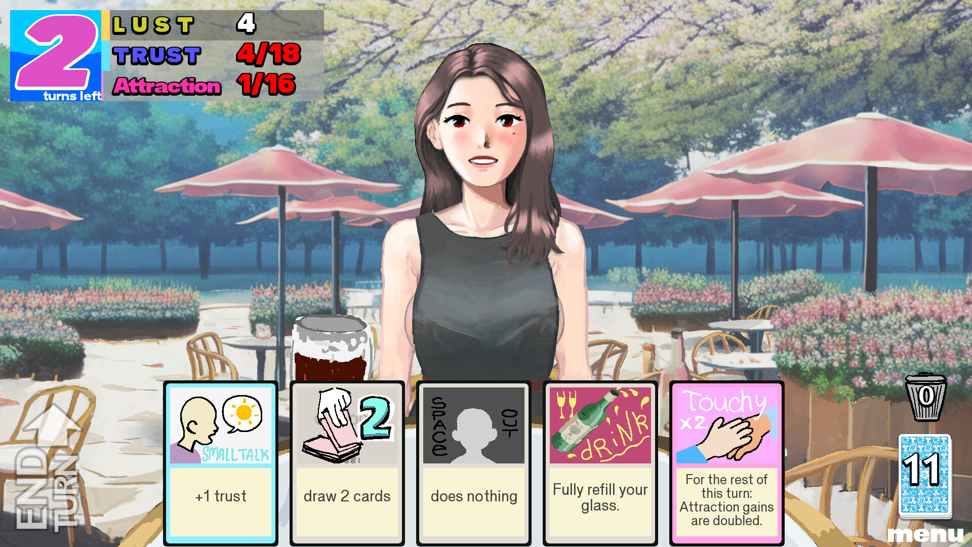 Dating Joyce: a Deckbuilding Game screenshot 1