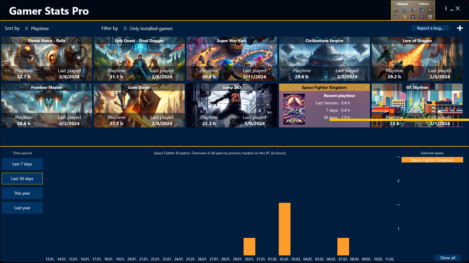 Gamer Stats Pro screenshot 5