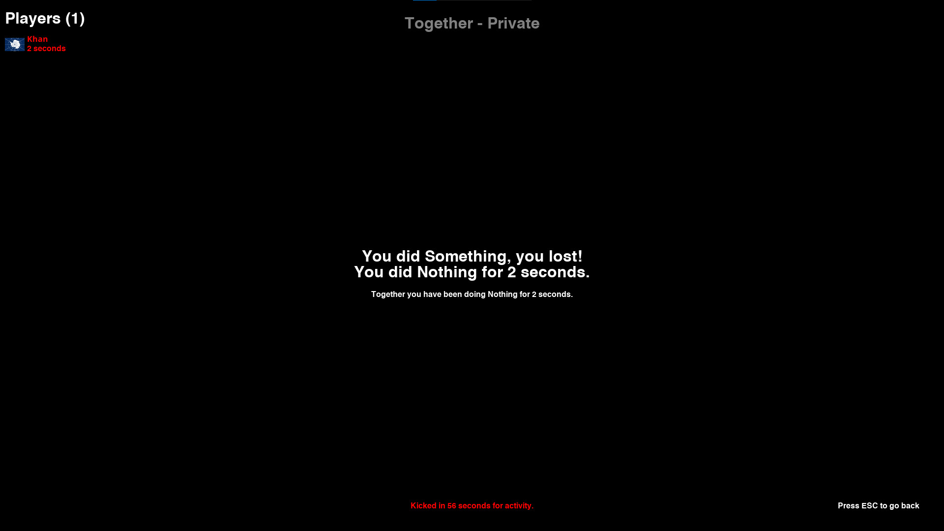 Nothing Together - Dark Theme screenshot 4