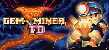 Gem Miner TD — Steam header