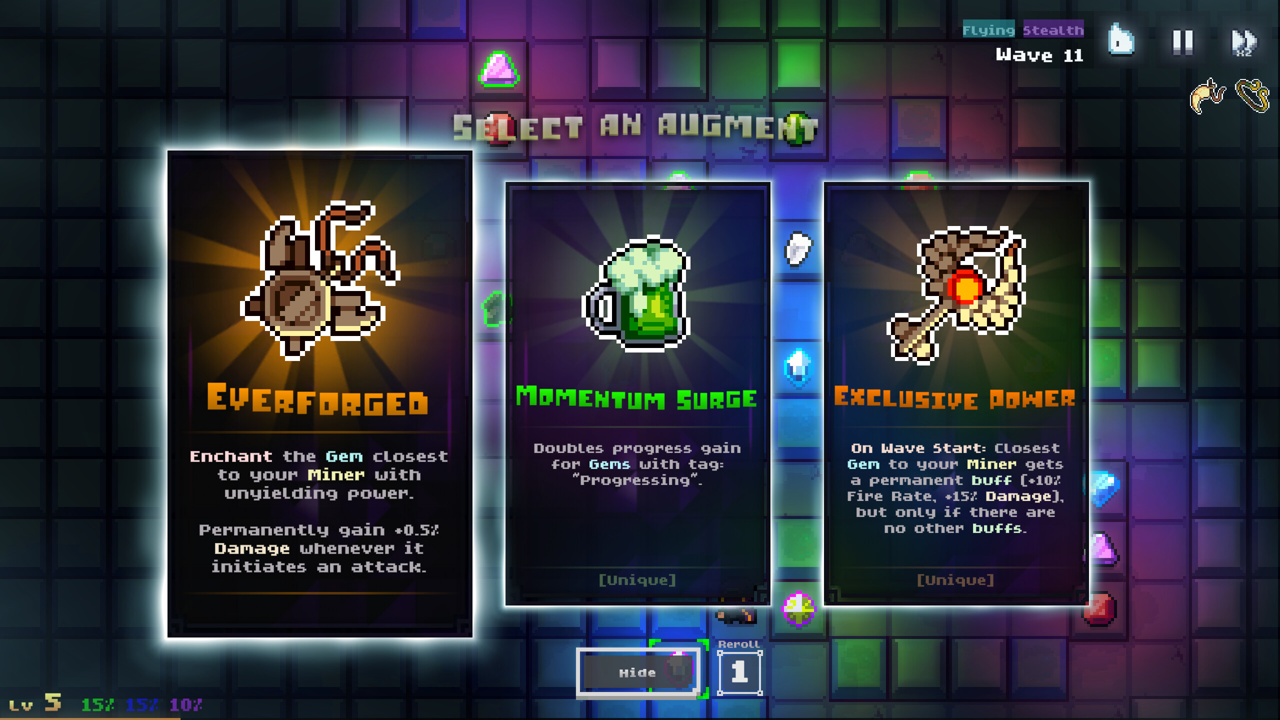 Gem Miner TD screenshot 2